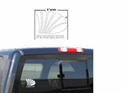 St. Croix 5" White Decal