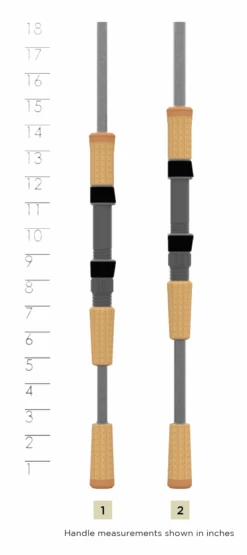 X-TREK FISHING SYSTEM -St croix rods 62ab22d36ed48 scr handlechart xtrek